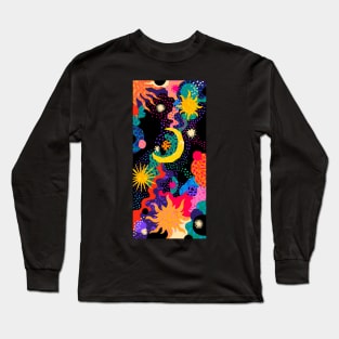 Doodle art of the sky Long Sleeve T-Shirt